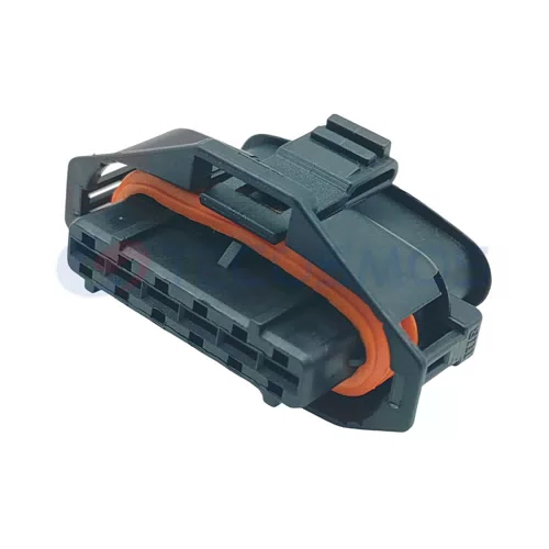 Waterproof 6-Pin Female Accelerator Pedal Plug ABS/Nylon Copper for Car Electronic Wire Harness Connection Part Number